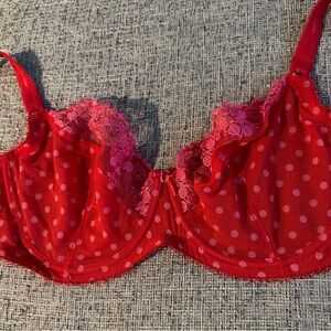 Felina Sweet Revenge Unlined Full Coverage Bra, pink, 38D